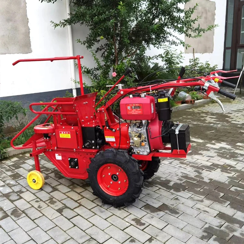Hochwertige Mini-Mais-Mähdrescher, selbstfahrende Maiserntemaschine