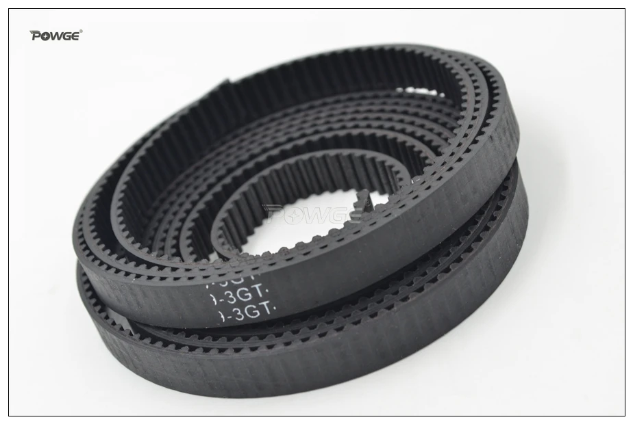 POWGE 5meters 3GT Timing Belt Width=9mm Fit 3GT Pulley 3GT-9 Rubber GT3 9 Open Timing Belt 3D Printer Accessory High Quanlity