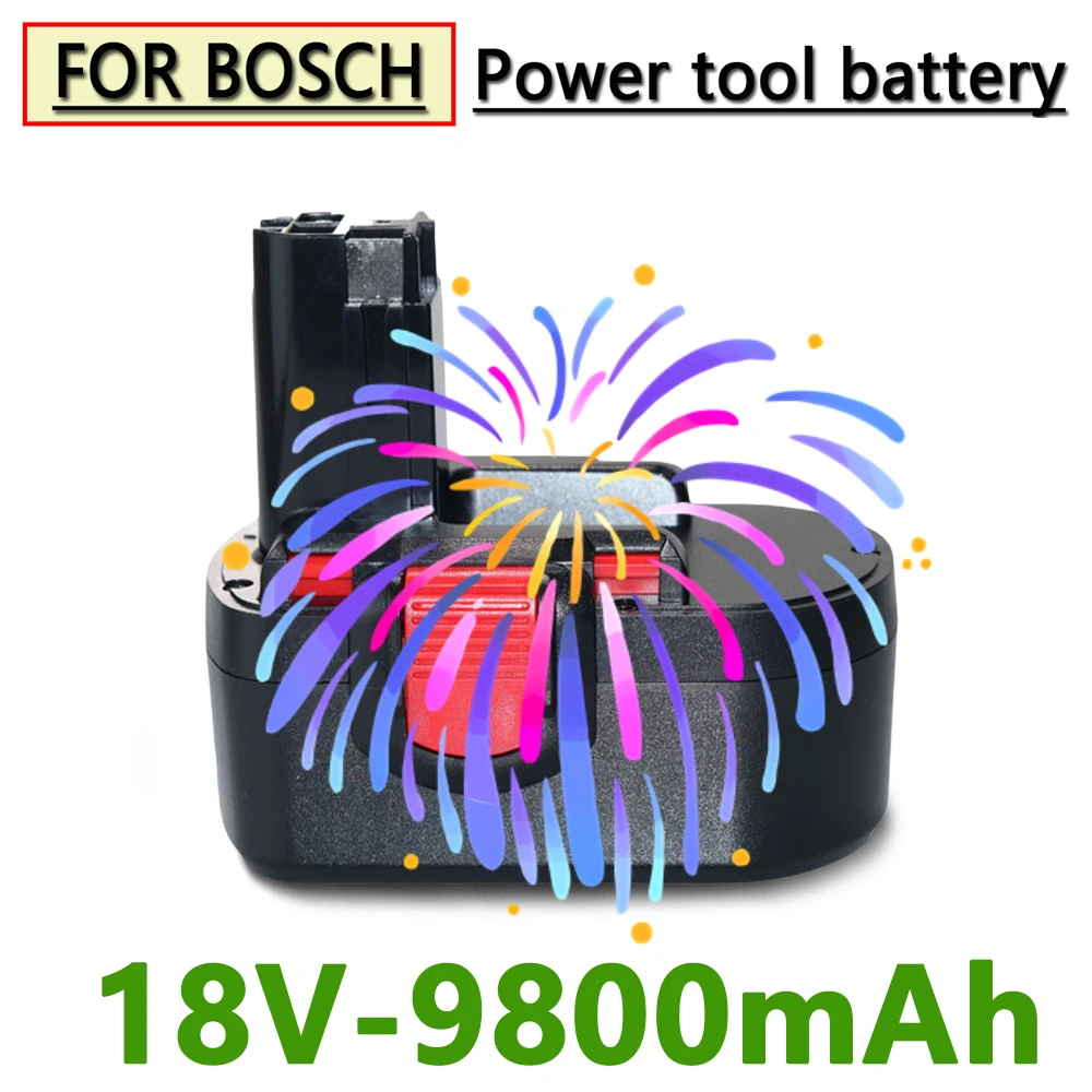 

Ni-Mh Rechargeable 18V Battery For Bosch BAT025 9800mAh Replacement Drill Screwdriver Batteries GSB 18 VE-2 PSR 18VE BAT026