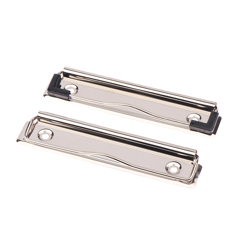 10Pcs Clipboard Clips Spring-Loaded File Folder Mountable Metal Clip Office School Hardboard Stationery Clamps Mini Binder