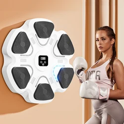 Smart Boxing Machine With Music Cardio And Strength Training Adjustable Fit Punching Machine Boxing