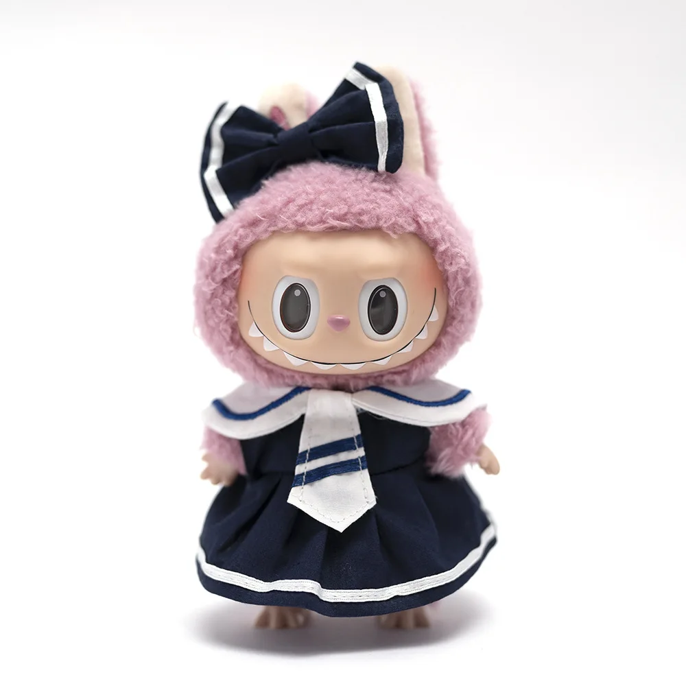 

For 15/17cm Labubu Clothes Dolls Clothes Sitting Party Accessories Cultivate Hands-on Ability Children Gift Toy