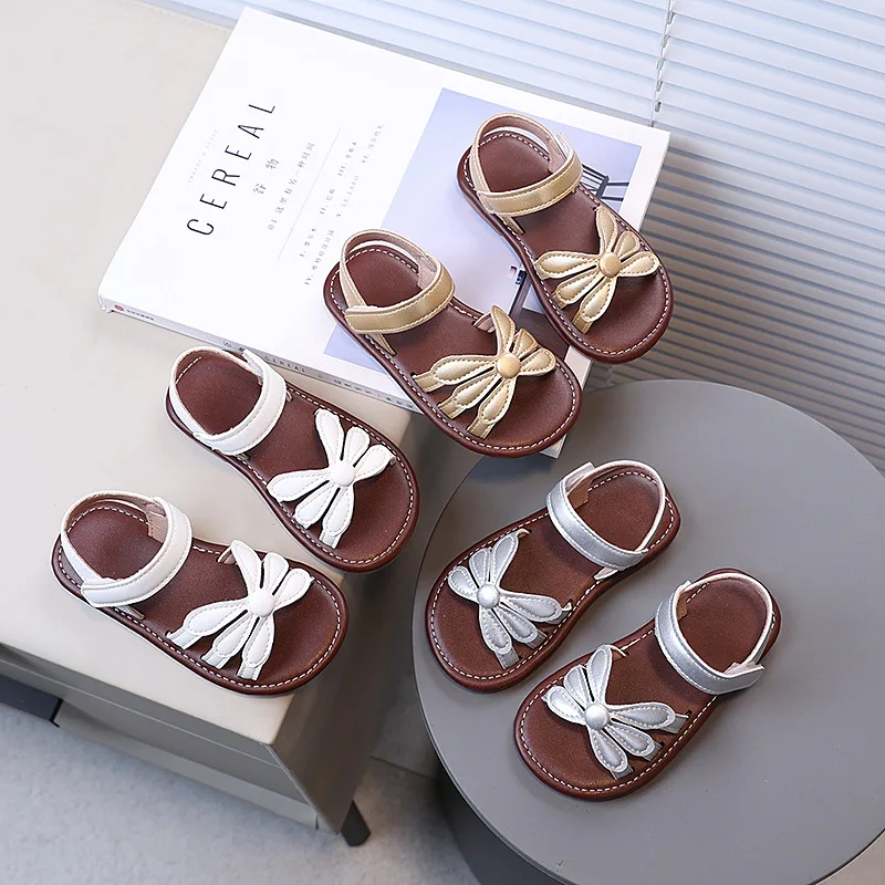 

Fashion Girls' Shoes 2026 Summer New Kids Beach Shoes Simple Versatile Girls Flat Shoes Comfort Non Slip Child Sandals Zapatos