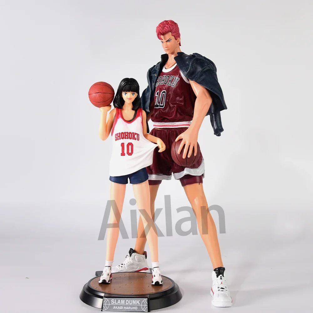 Aixlan SLAM DUNK Figure Sakuragi Hanamichi 30cm Haruko Akagi PVC Action Figure Amine Thanksgiving Gift Collectible Figurine