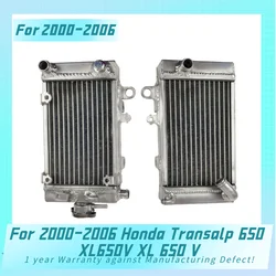 New Aluminum Radiator For 2000-2006 Honda Transalp 650 XL650V XL 650 V Cooler Cooling Coolant 2000 2001 2002 2003 2004 2006