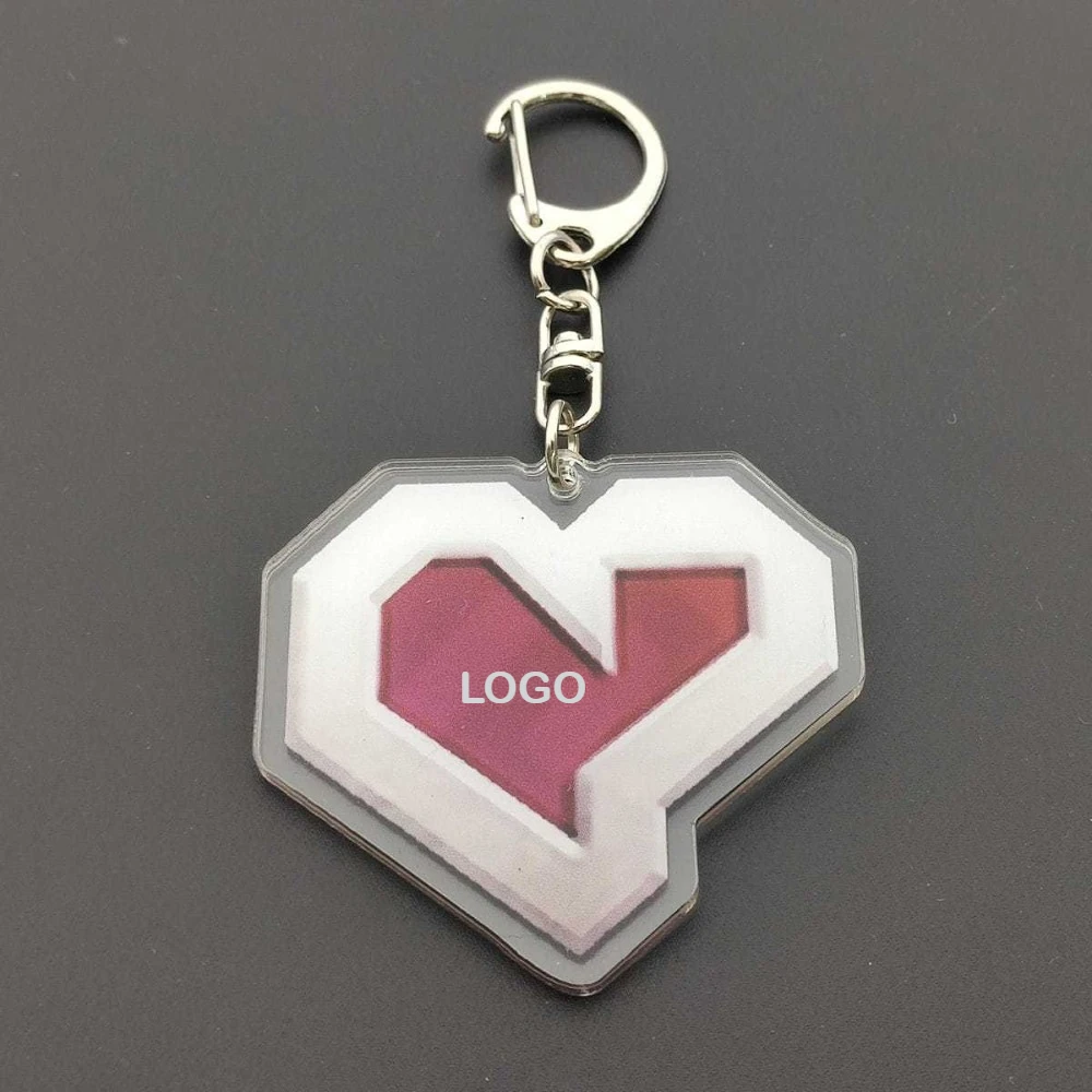 

Personalization Acrylic Custom Love Key Ring Car Keychain Luggage Bag Keyring Creativity Backpack Pendant Gift