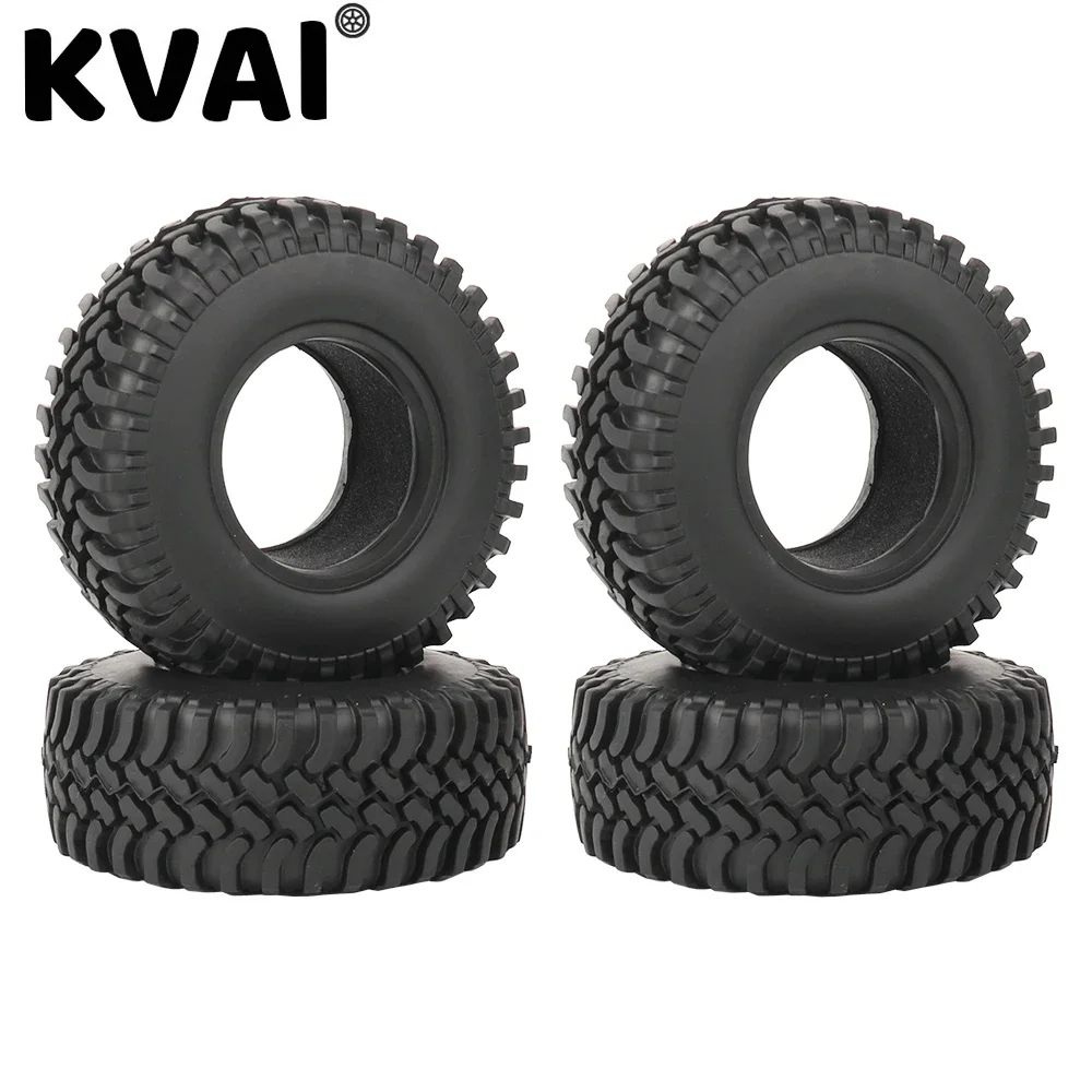 1/2/4PCS 1.9 inch 100mm Rubber Tires With Foam Inserts for 1:10 RC Rock Crawler Axial SCX10 D90 D110 Tamiya CC01 1.9 Inch Tyres