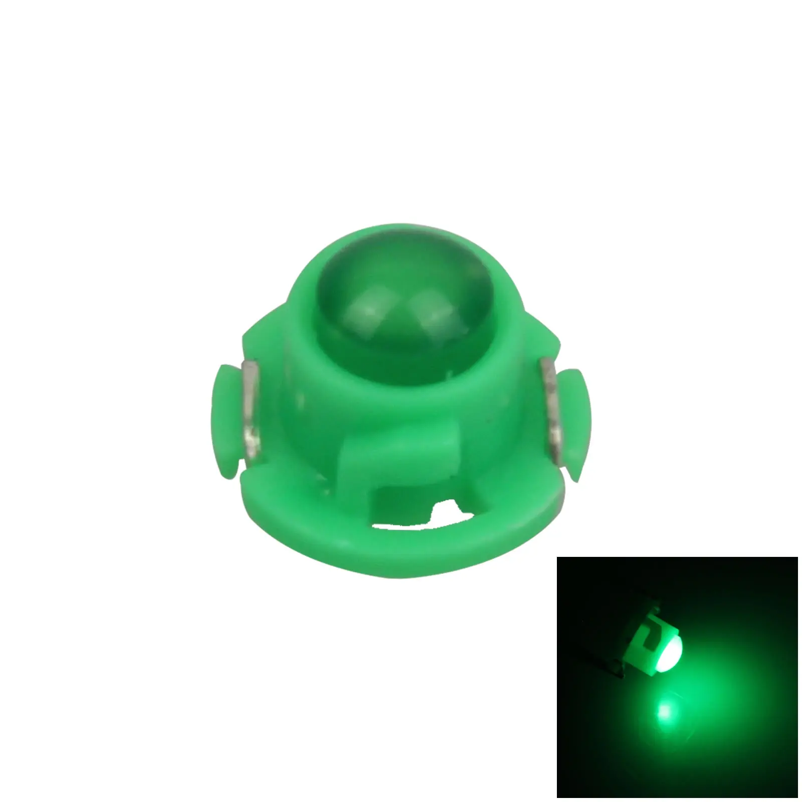 1x Green RV T4.7 Blub NEO Dash Twist Socket HVAC Control Lamp 1 LED 79607-SHJ-S01 Z2967