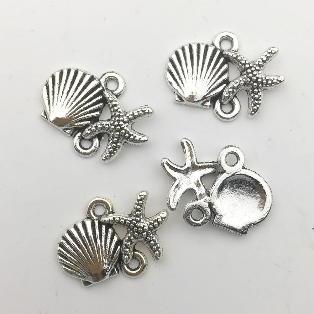 

42 шт., подвески из сплава, прочные аксессуары для самостоятельного изготовления ювелирных изделий, ожерелье, браслет, серьги, брелок для мобильного телефона