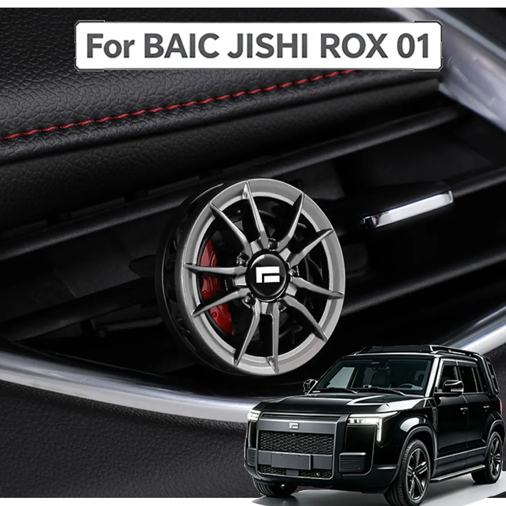 For BAIC JISHI ROX 01 2024-2026 Premium Air Freshener Vent Clip Diffuser Fragrance Paste Refill Ornament Interior Accessories