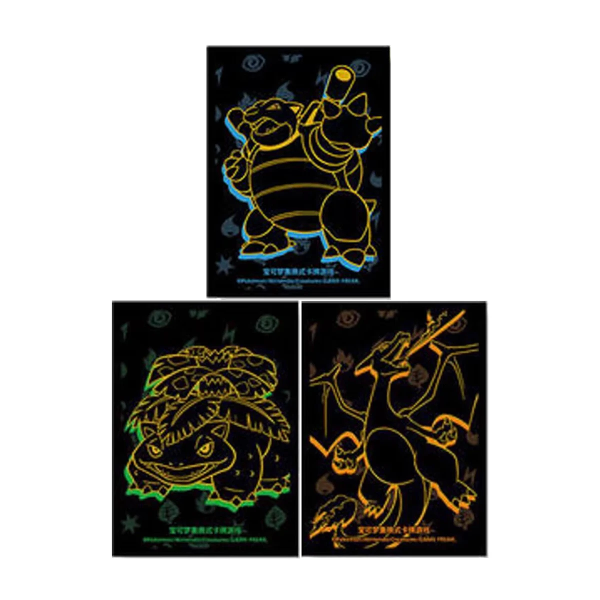 

64Pcs/set 67X92Mm Diy Ptcg Charizard Blastoise Venusaur Card Sleeve Gardevoir Card Protection Cover Anime Card Gift Toys