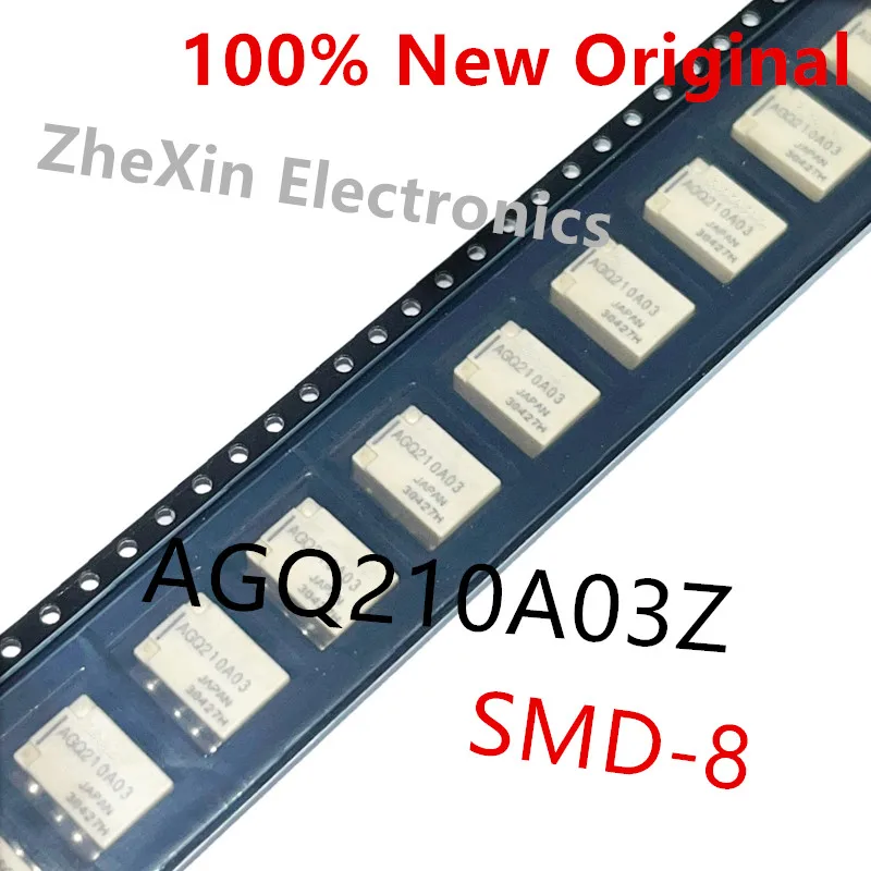 10 ชิ้น/ล็อต AGQ210A03Z 、 AGQ210A4HZ 、 AGQ210A12Z SMD-8 ใหม่เดิมสัญญาณรีเลย์ AGQ210A03 、 AGQ210A4H