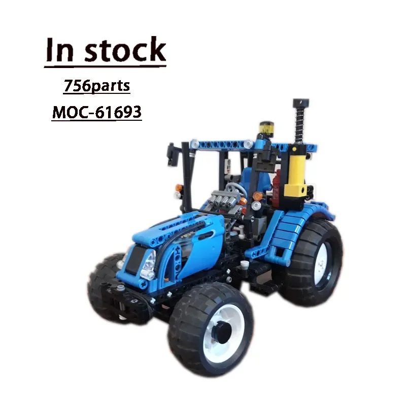 

MOC-61693T5000 Agricultural Transport Tractor Series Splicing Assembly Building Block Model• 756 Parts Toys for Kids Gifts