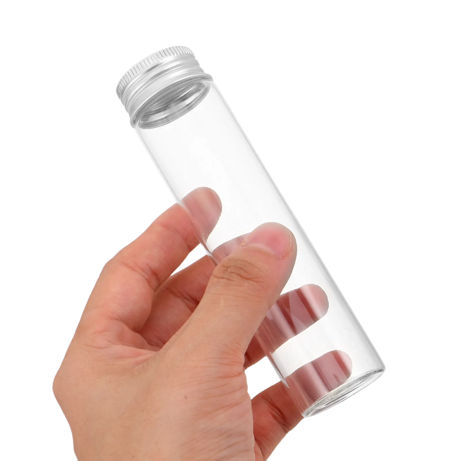 30Pcs Glass Vials Screw Caps Transparent Test Tubes Airtight Mini Containers for Travel Makeup Science Lab Samples Storage