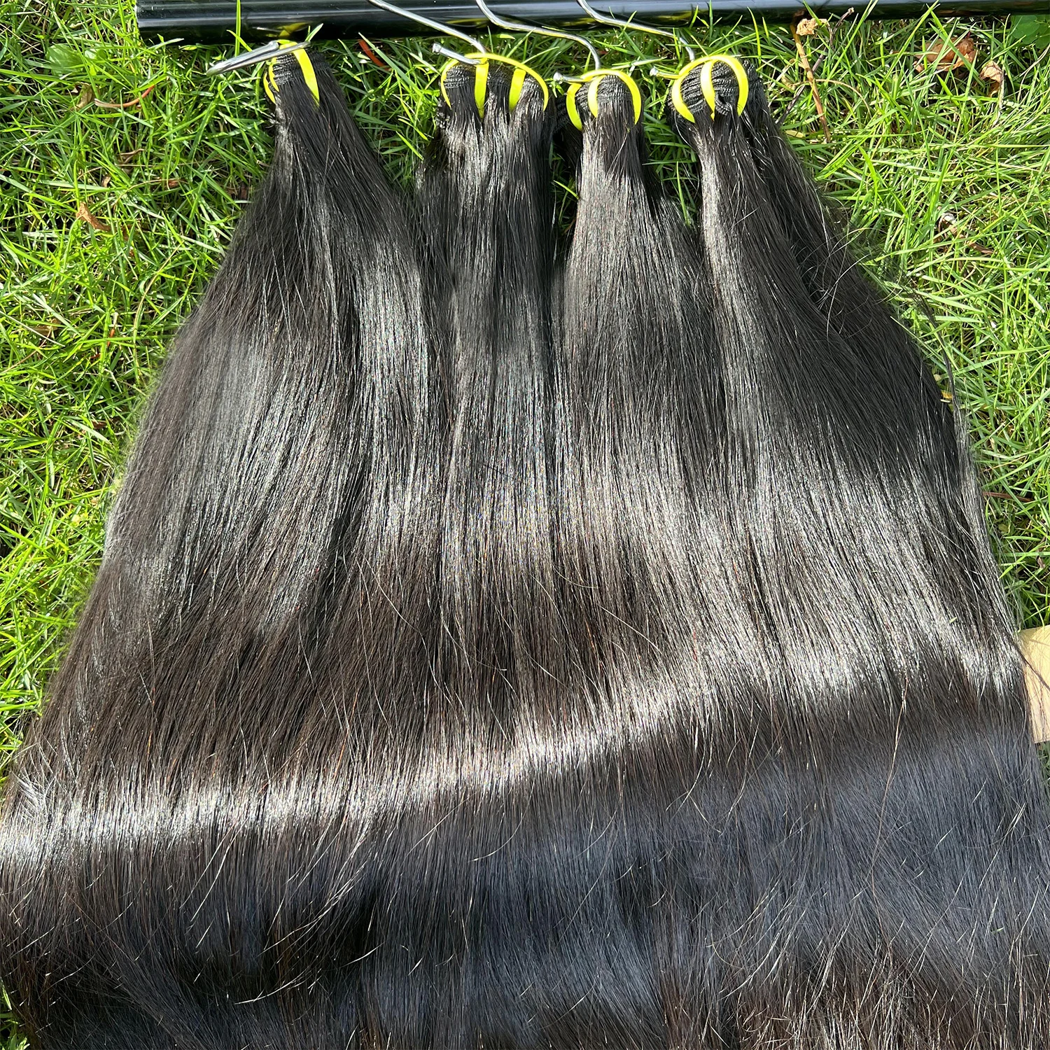 SWANEE Straight Human Hair Bundles Myanmar Hair Remy Hair Extension Double Weft Wholesale Hair Extensions Tissage For Women