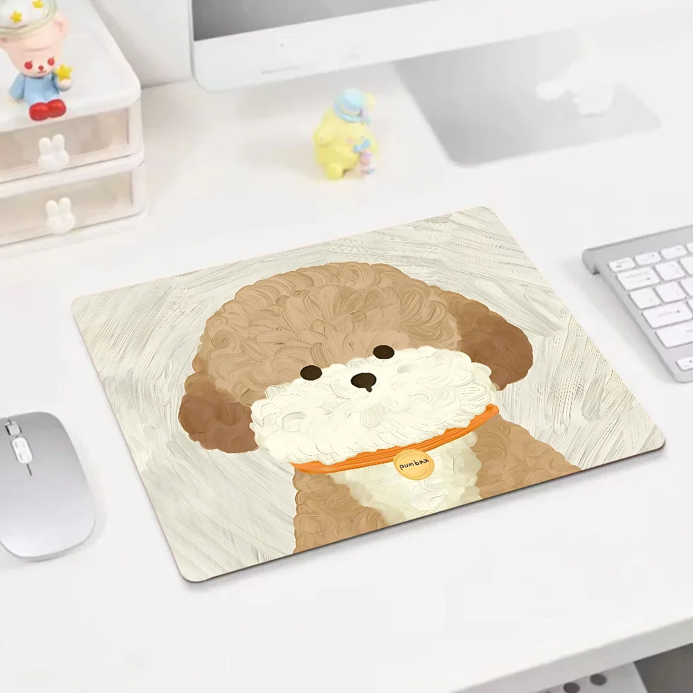 

Cartoon Cute Dog Illustration Mousepad XS Small Mouse Pad For PC Gamer Desktop Decoration Office Mouse Mat Deskmat Rug