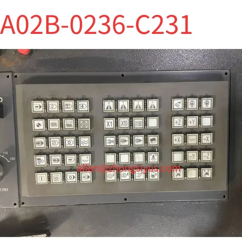 

second-hand Original key board A02B-0236-C231 test OK