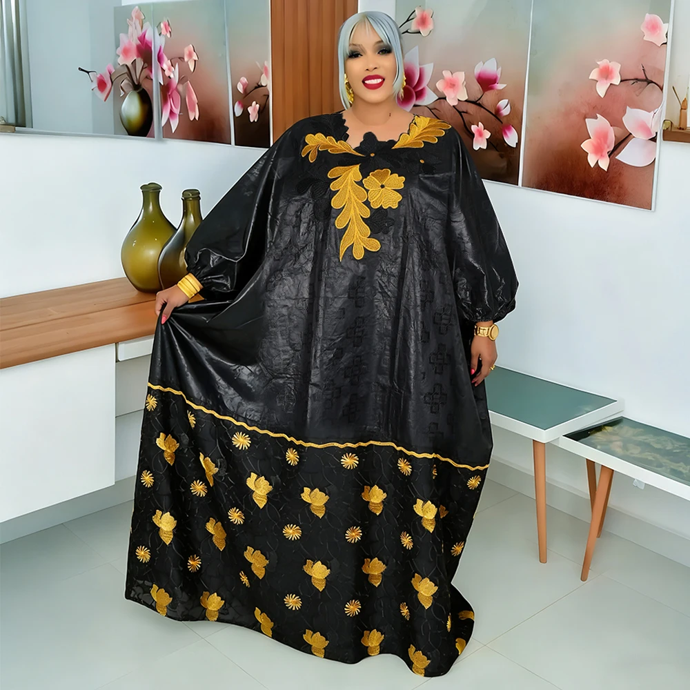 

Plus Size African Dresses Ankara Dashiki Bazin Maxi Robes Dubai Turkey Clothing Elegant Women Birthday Wedding Party Prom Gowns