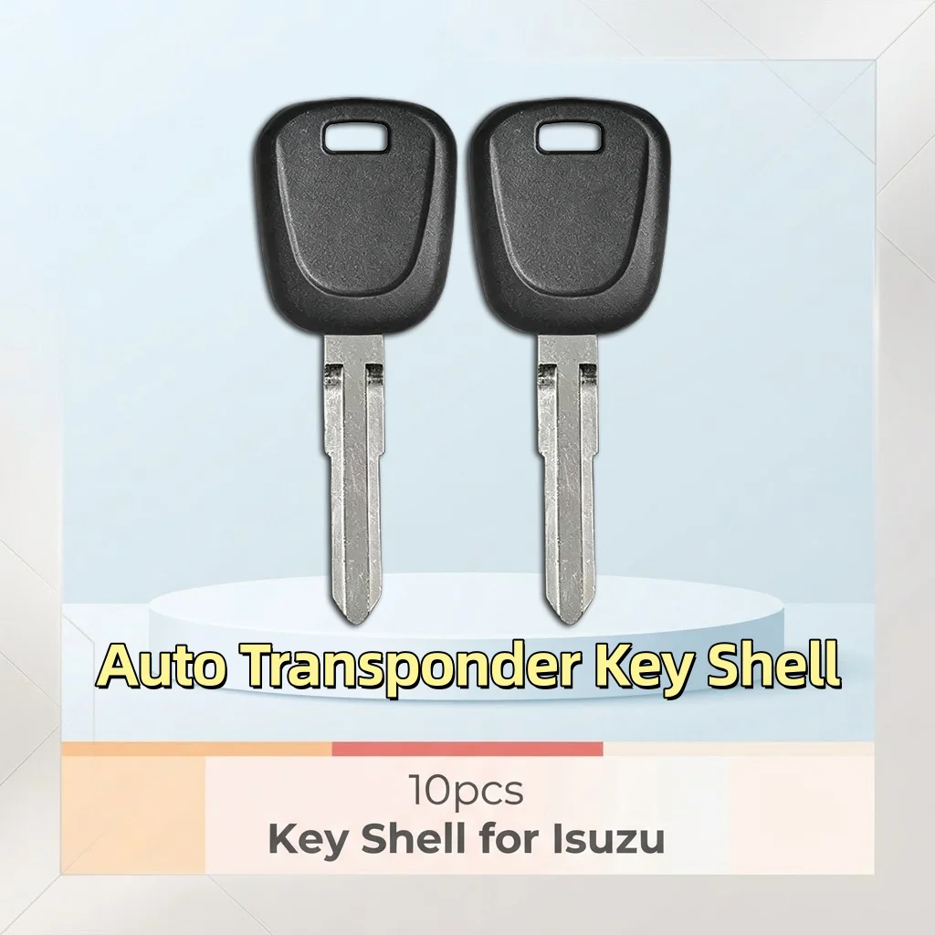 10pcs Auto Transponder Key Shell for Isuzu Trunk Suzuki Key Case Cover Blank