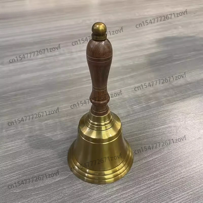 Imported Handmade Pure Brass Bells, Hand-ringing Bells, Serving Food, Restaurant, School Class Bell, Activity Meeting Reminder