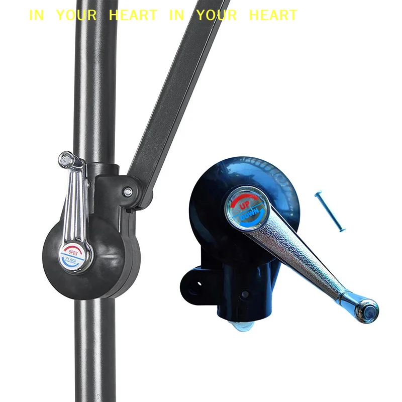 【X】Parasol Shaker Crank Handle Patio Umbrella Crank Handle For Sun Umbrella Parts Replace Accessories For Pool Outdoor Courtyard
