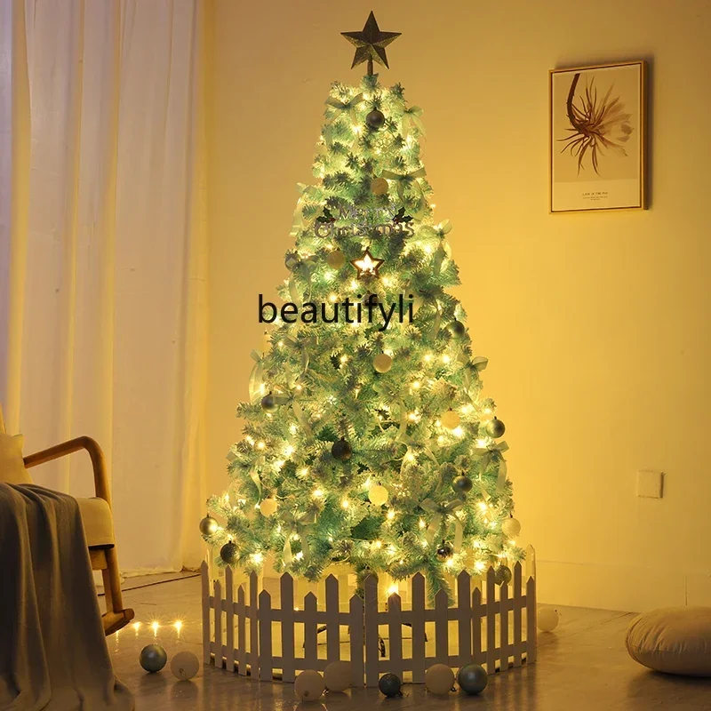 

B51 Christmas Blue Flocking Christmas Tree Home Package Luxury Decoration