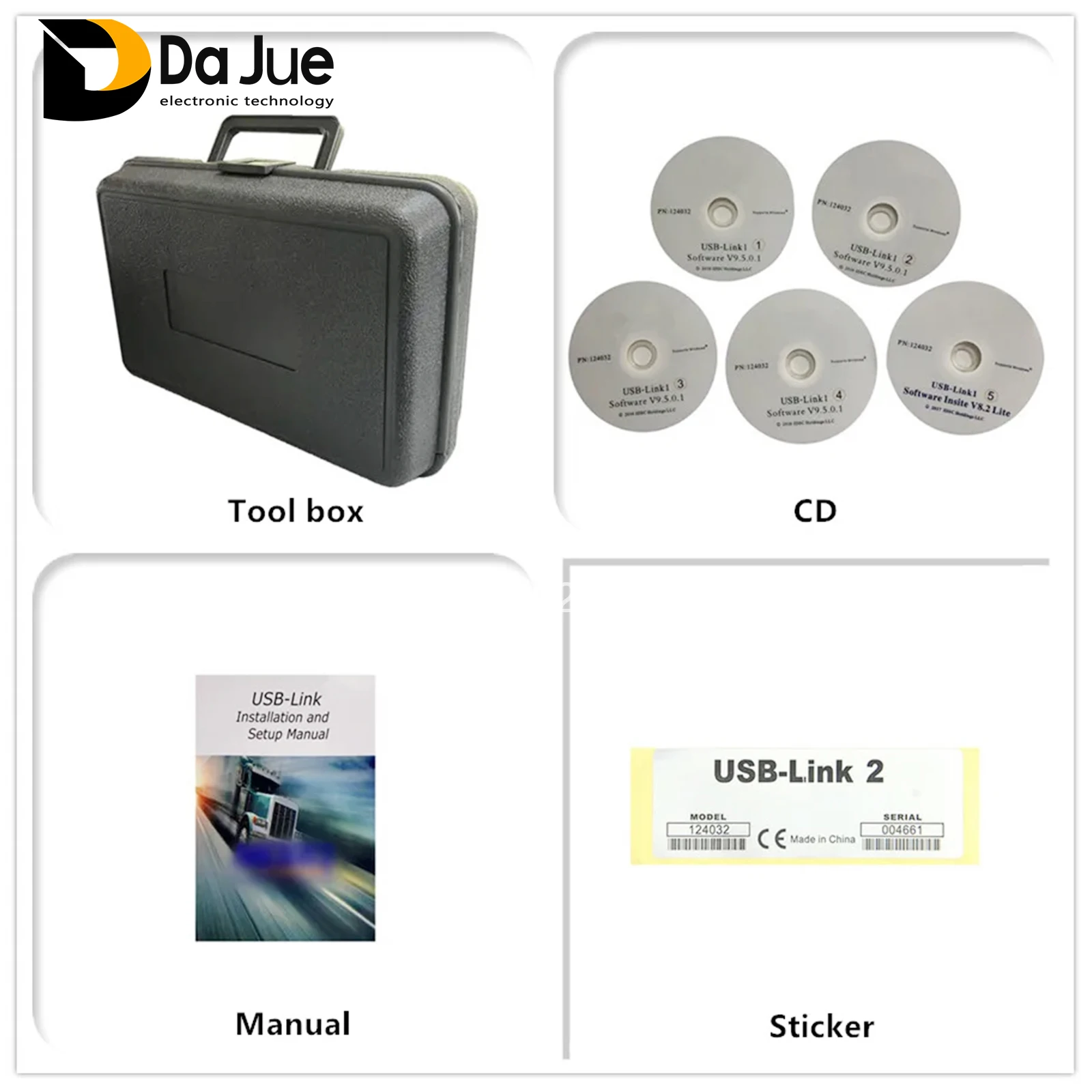 NEXIQ USB Link3 NEXIQ3 Support Volvo PTT2.8.150 125032 Diesel Truck Interface Diagnostic Tools for Heavy Duty Truck Scanner