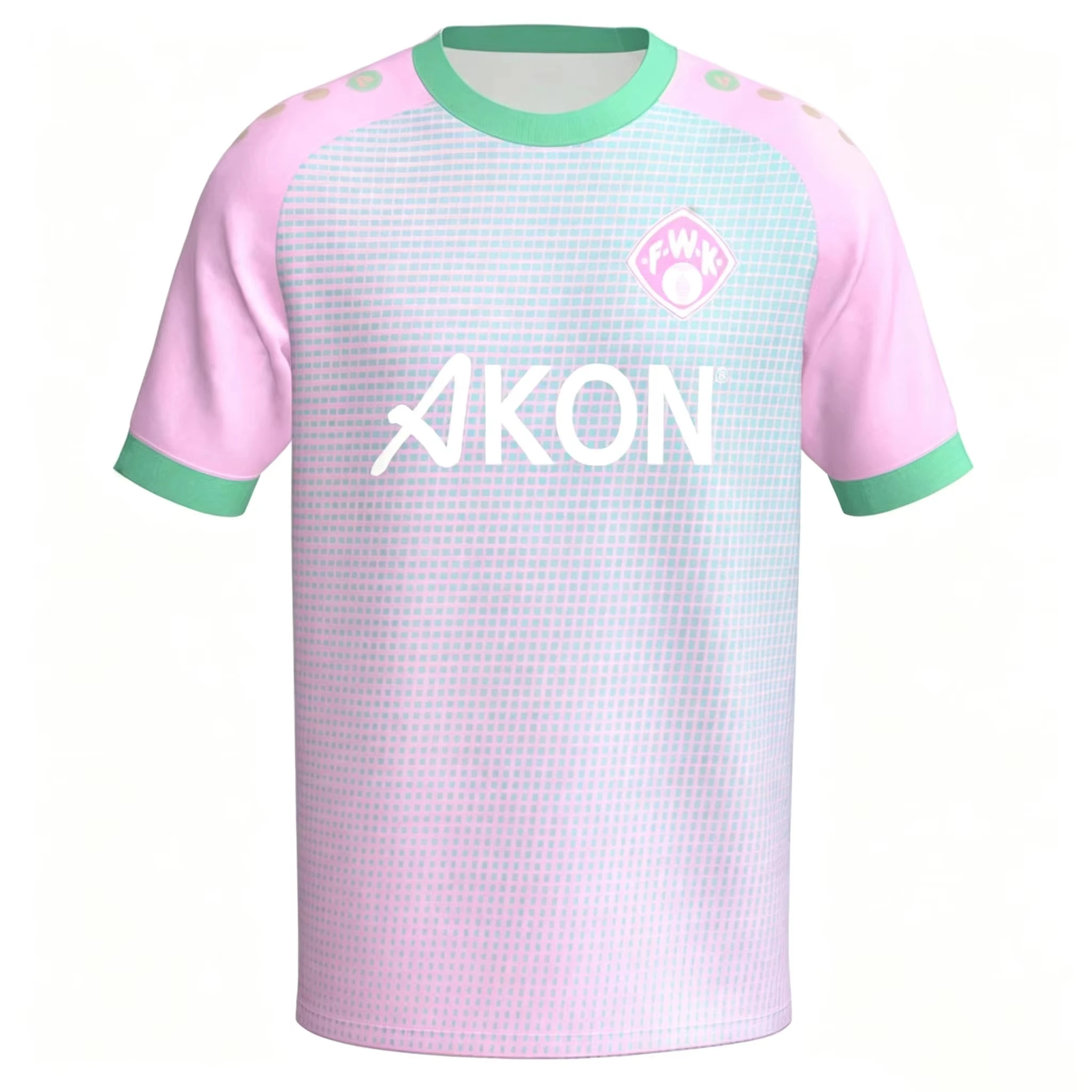2026 Würzburger Kickers 3D Printed Football Jersey Men's Summer Quick Drying Short Sleeved T-shirt Family Matching Clothing