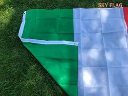 Bandera de Italia de poliéster verde blanco y rojo para decoración