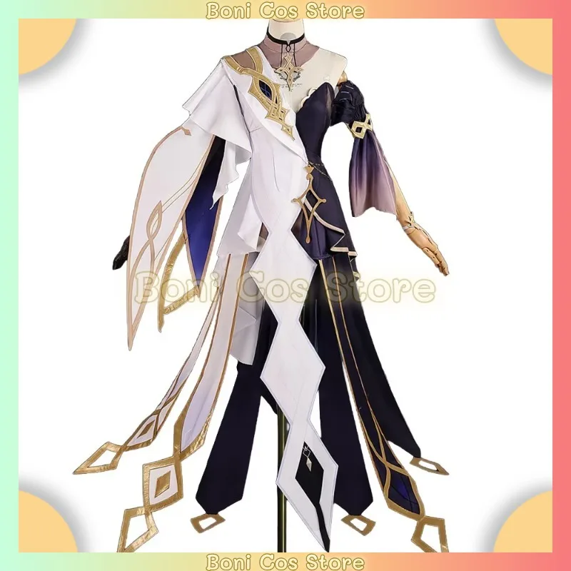 Naberius Cosplay Game Genshin Impact Women Heavenly Principles Ruler Of Life Rhinedottir Plus Size For Halloween Carnival Party