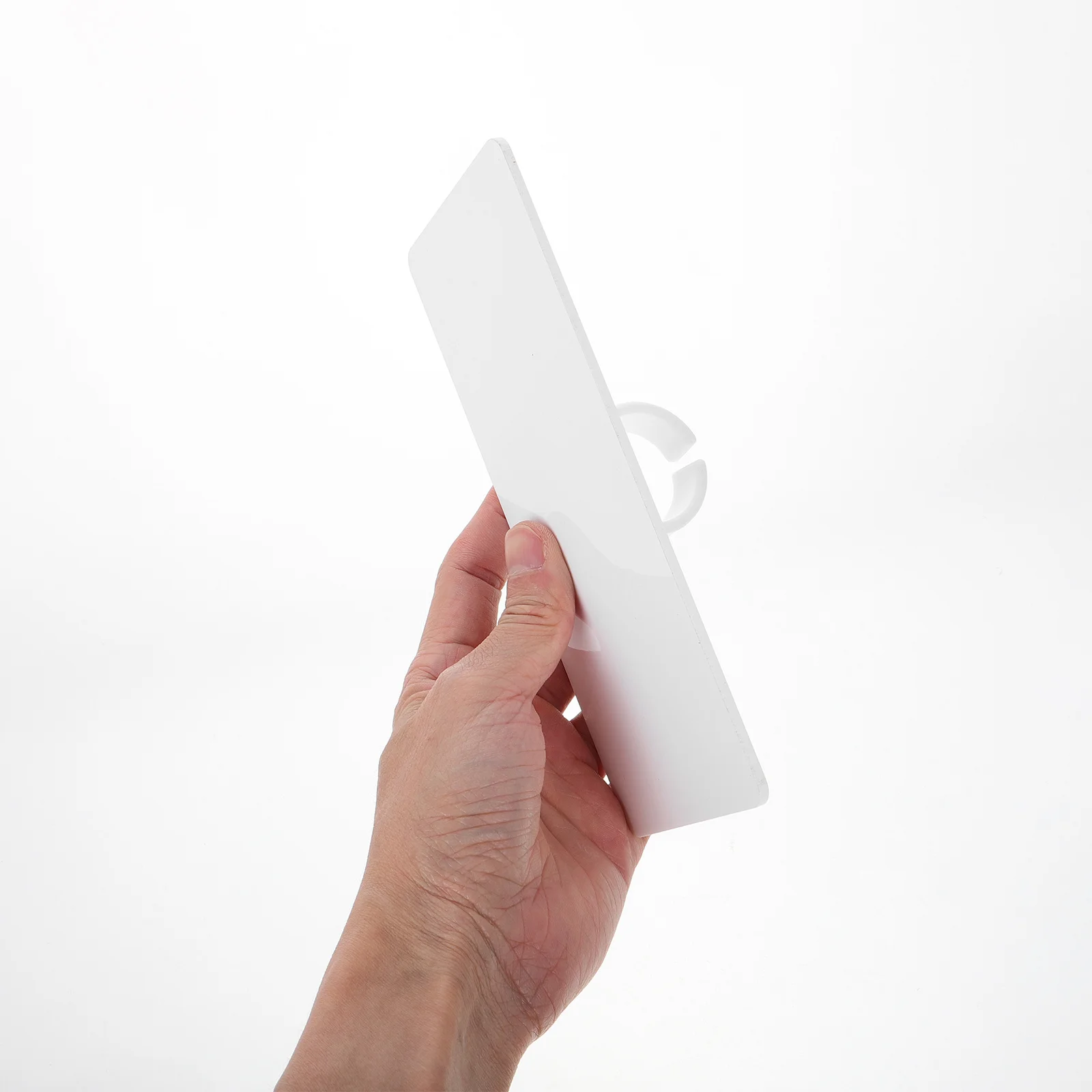 Acrylic Microphone Blank Plate Clip Design Versatile Event Annual Meetings Media Interviews Professional Appearance