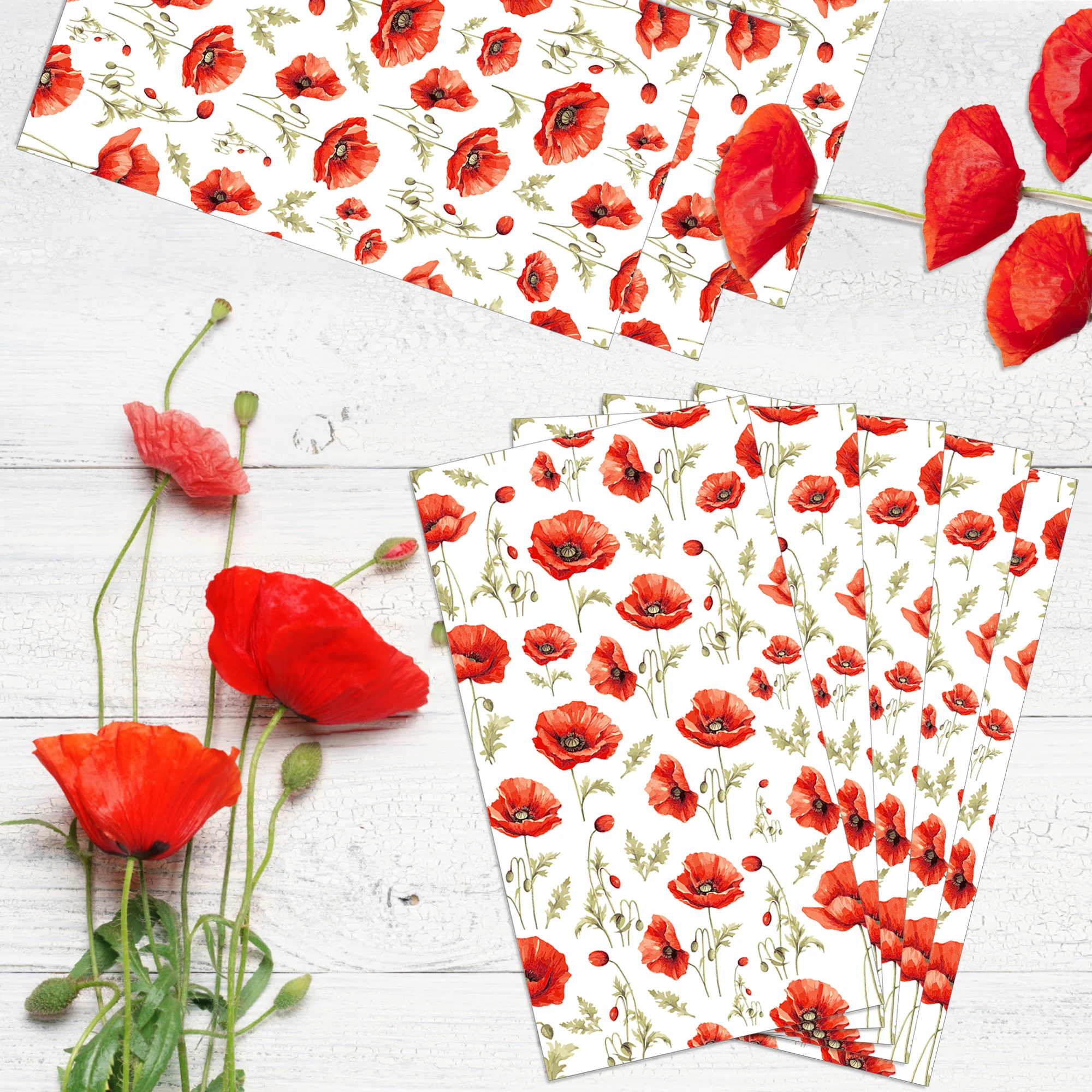 20 Stück Servietten mit chinesischen Blumen, lange Papierservietten, Hochzeit, Einweggeschirr, Servietten, Taschentücher, Geburtstag, Abendessen, Tischdekoration – Detail 22