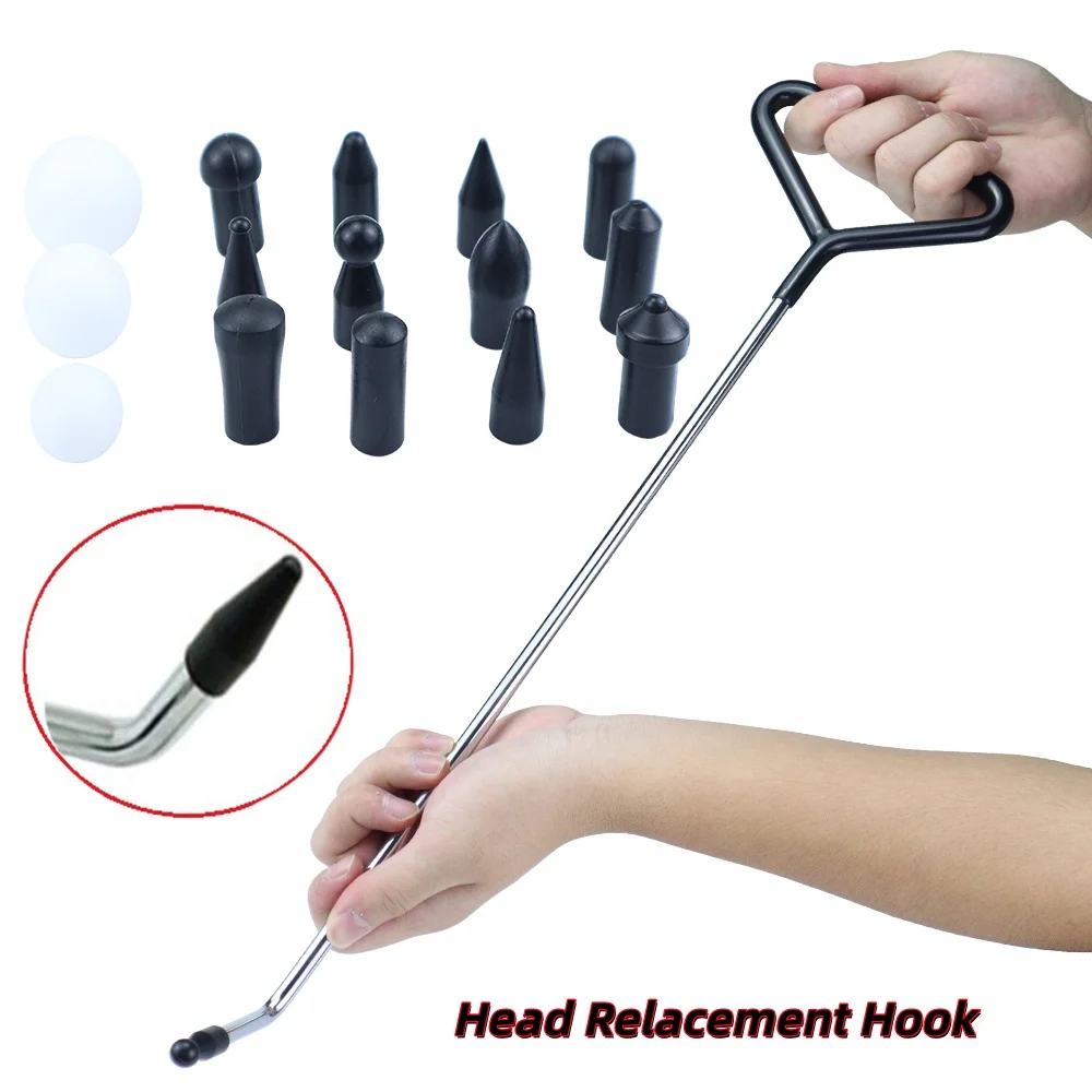 

Dent Repair Head Relacement Hook Paintless Dent Repair Hail Puller Hood Door Fenders For Car Dent Removal Tools