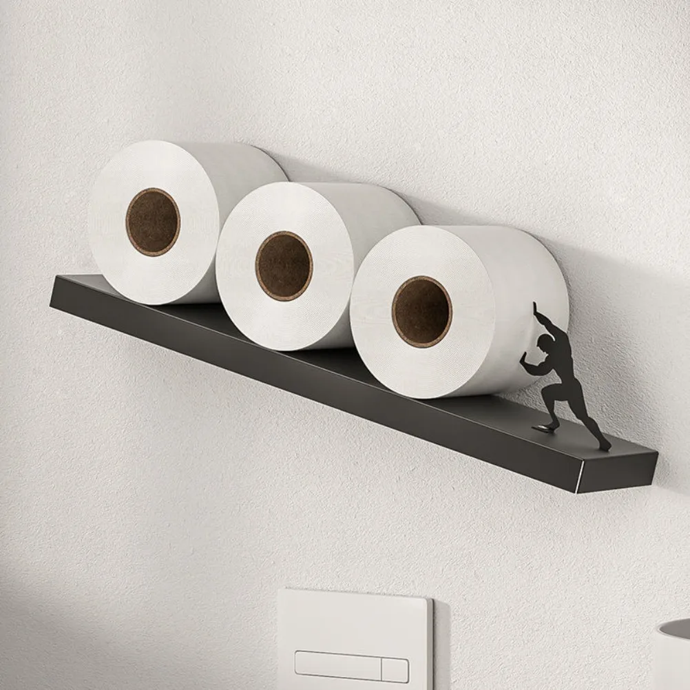 Wand Badezimmer Toilettenpapierhalter Kreative Toilettenpapierrollenhalter Edelstahl Tissue Hanger Badezimmerzubehör