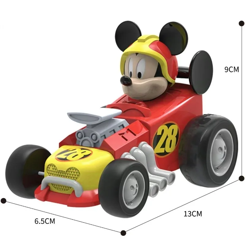 Mickey Mouse Donald Duck Daisy Minnie Cartoon Inertial Power Toy Car Press Back Car Creative Model Ornament Children's Surprise view 3