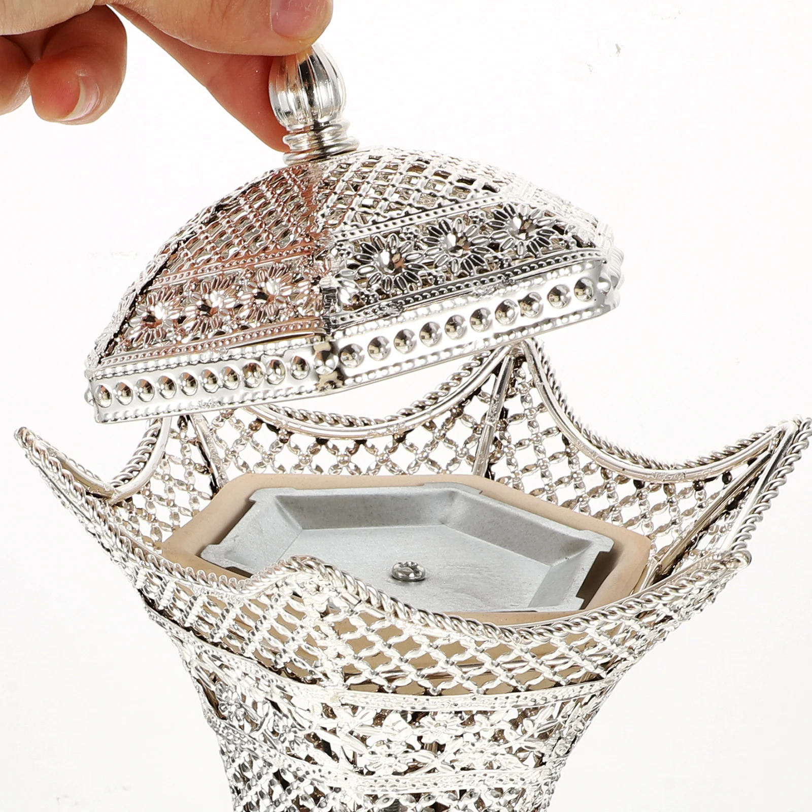 

Electric Censer Incense Holder Home Decor Plug Vintage Aroma Reusable Reusable Incense Burner Retro Ornament Household Desktop