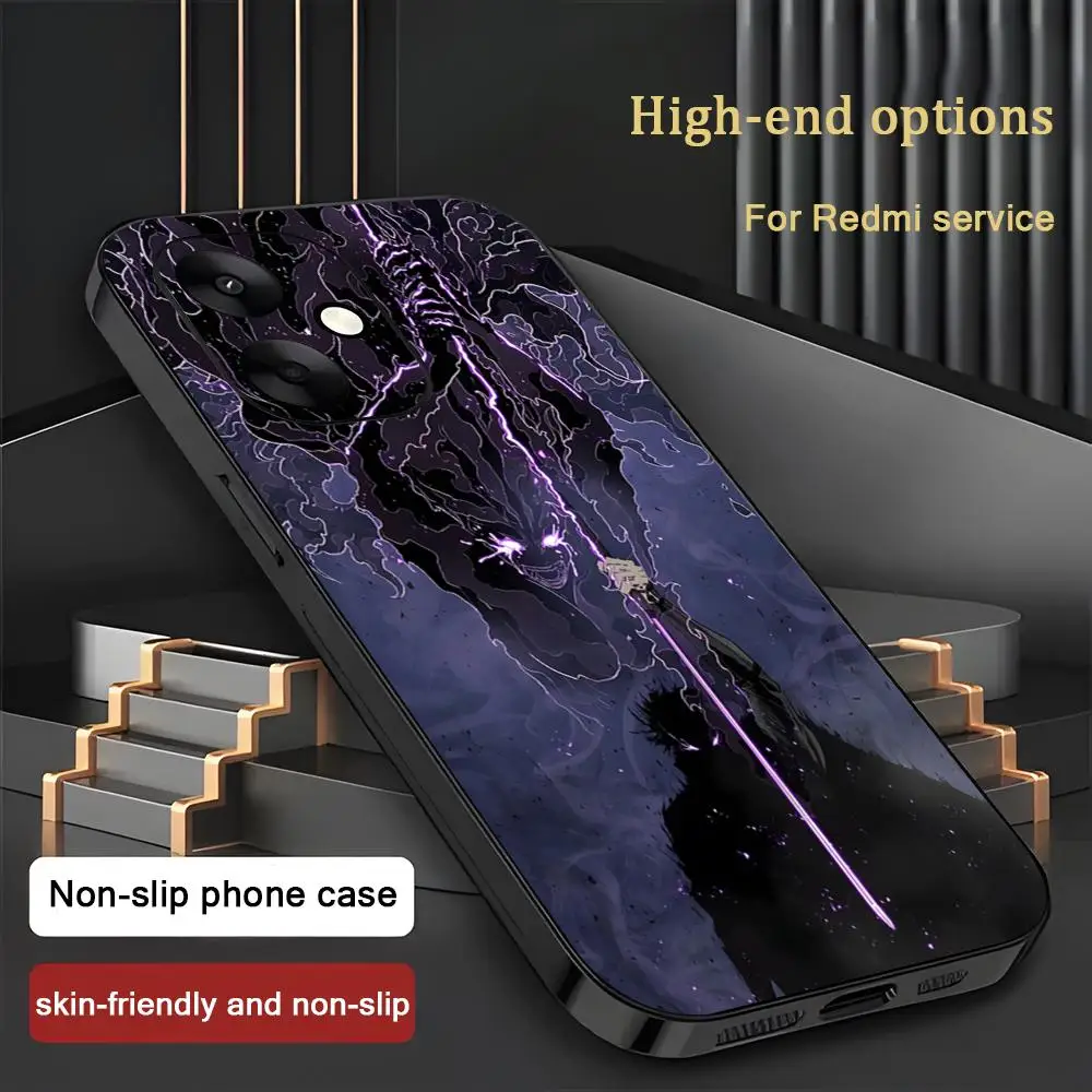 حافظة لهاتف شاومي ريدمي 14C 13C 12C نوت 14 13 12 11 10 Pro Plus S غطاء هاتف أسود ناعم #4