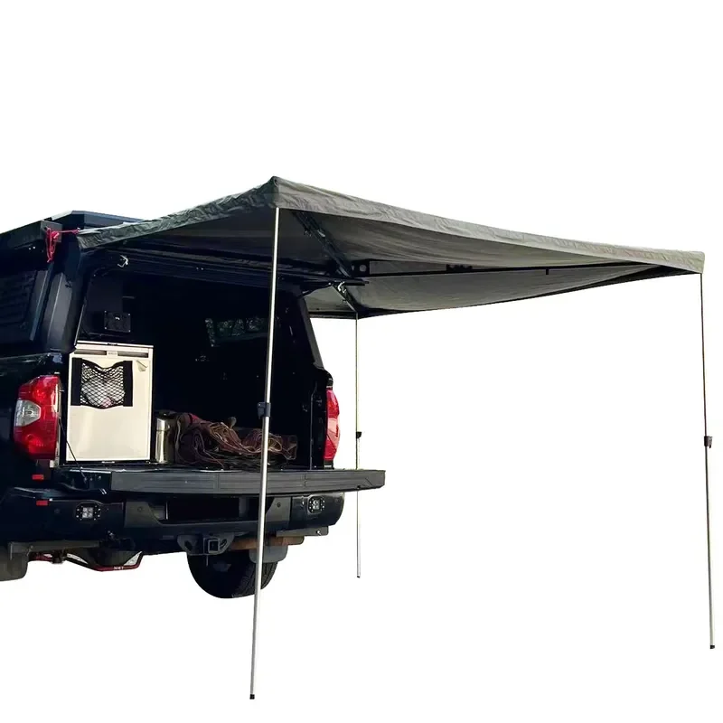 Wholesale Price 4x4 Off Road Retractable Waterproof Camping Car Side Awning Optional With Car Roof Tent