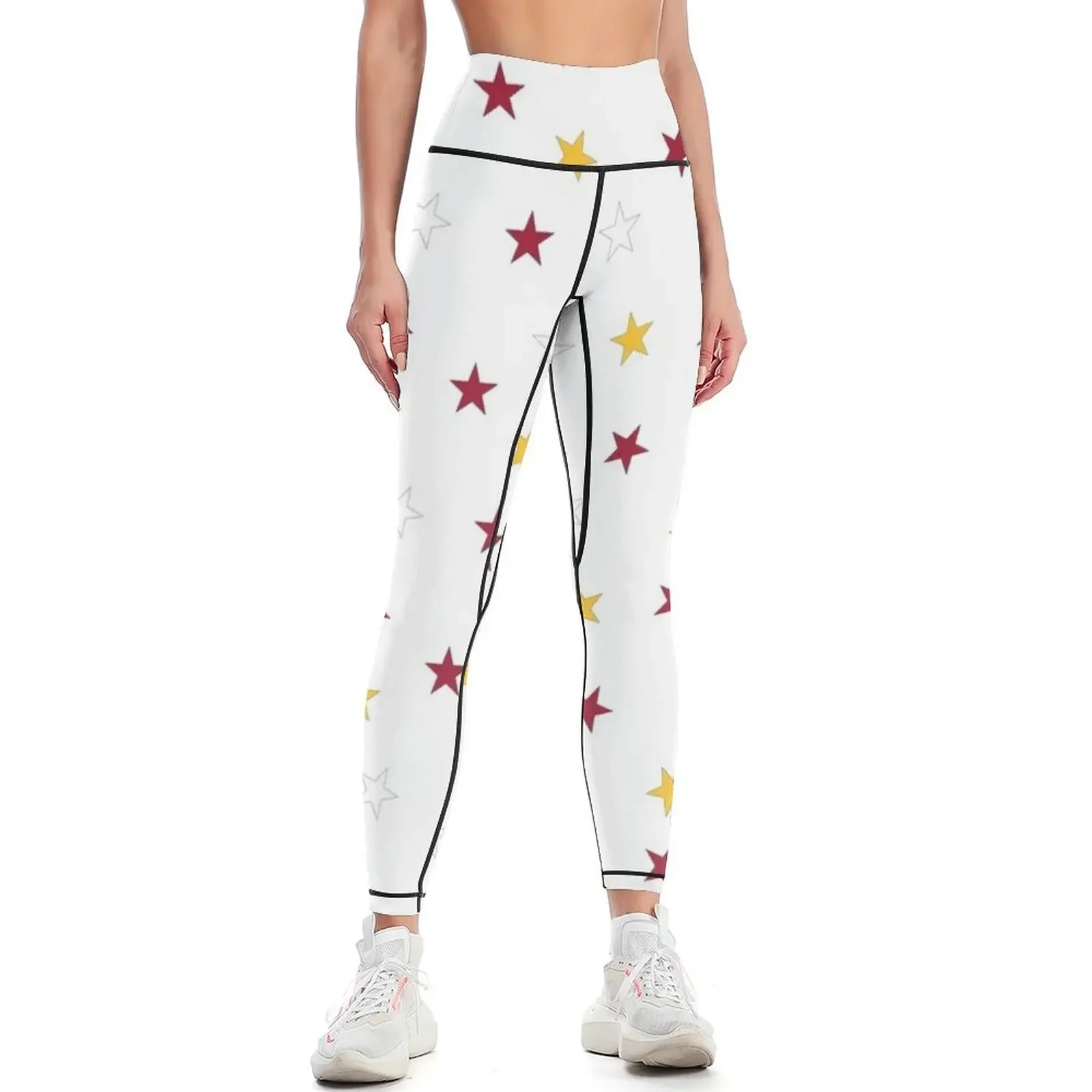 

USC Colors Stars Leggings trousers fitness set gym Womens Leggings