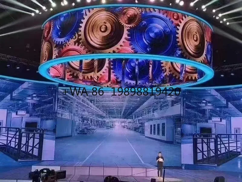 Transparent Led Display Screen Flexible  High Light Transmission Shopping Mall Glass Creative Screen customize