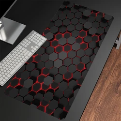 Gaming Mousepads Mousepad Geometric Large Mouse Mat Big Desk Pads Non-Slip Rubber Mouse Pad Big Keyboard Mats