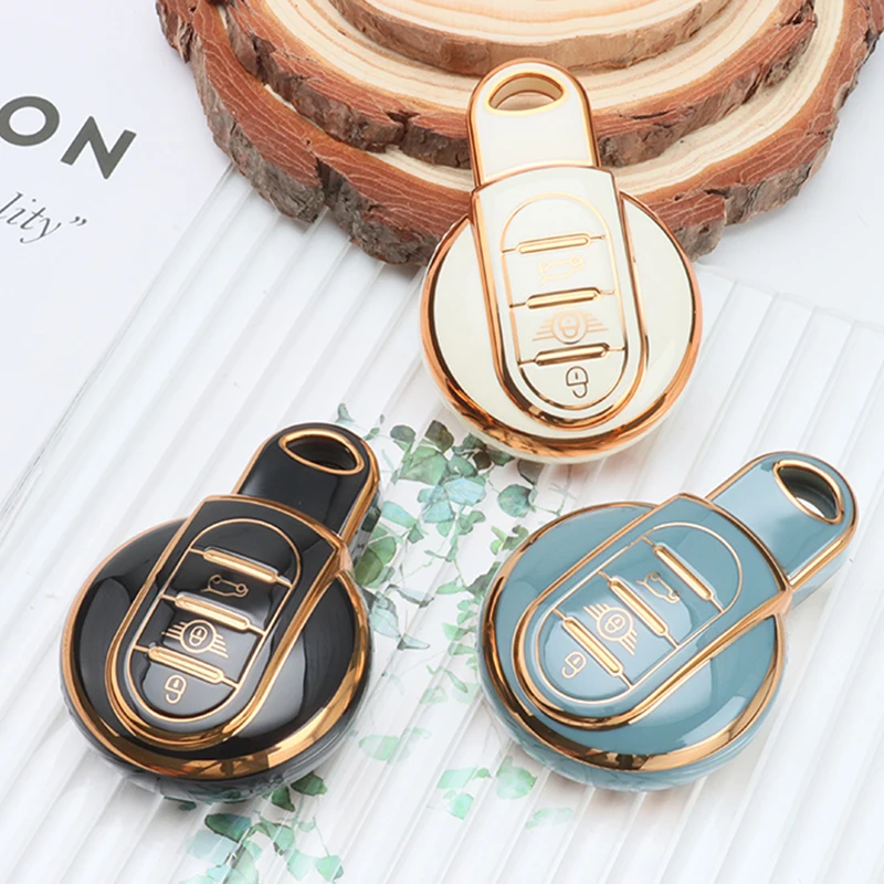 

New Soft TPU Car Key Case Cover for BMW Mini Cooper F55 F56 F57 F54 F60 JCW Clubman Countryman Key Protector Shell Accessories