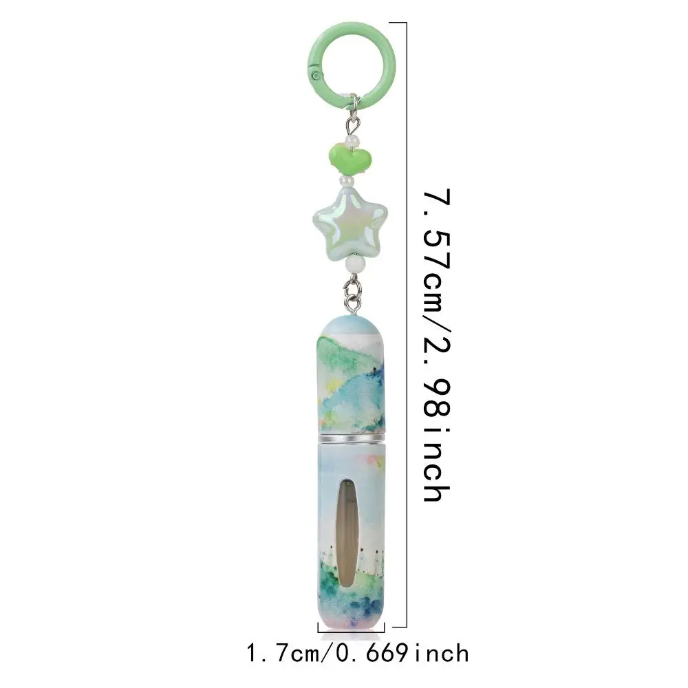 Mode 5 ml Mini Parfüm Flasche Nachfüllbare Tragbare Spray Rotierenden Flasche Leere Lagerung Sprayer Spray Zerstäuber Flasche