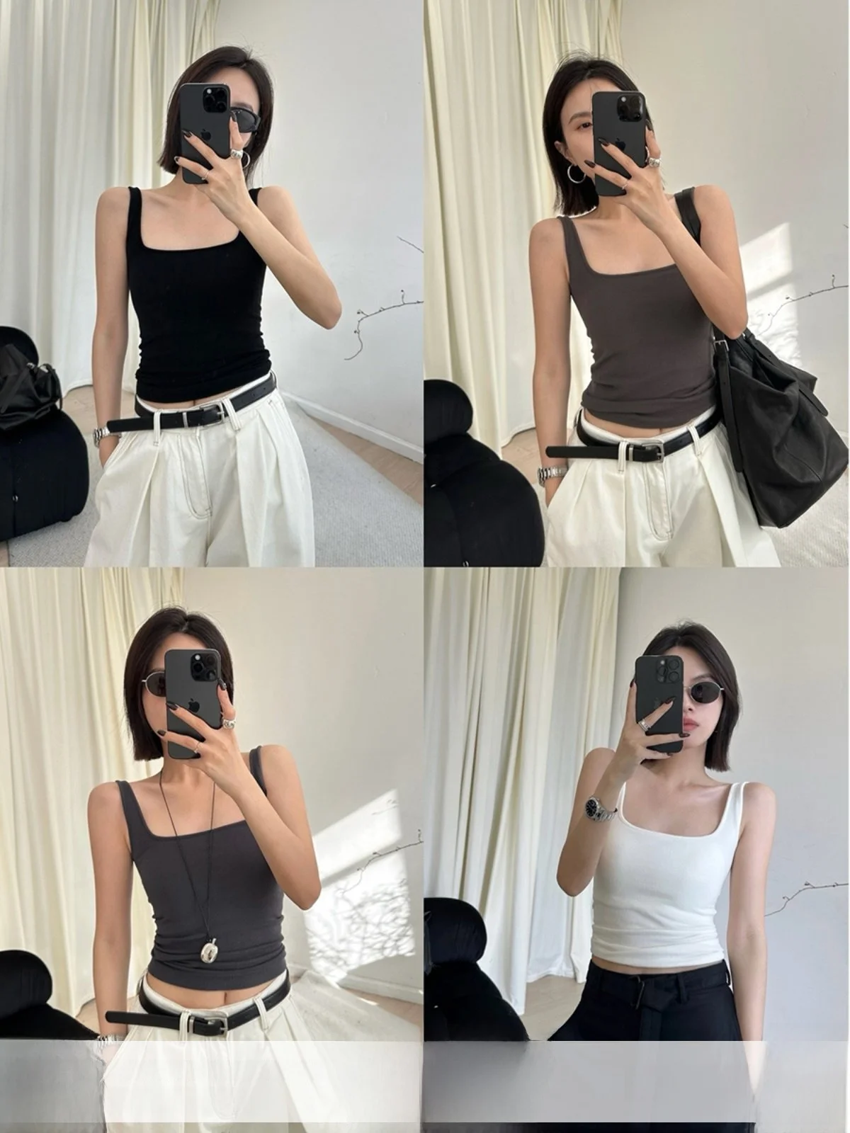 

Женская цельная майка-топ Sl Camere Modal для осени и зимы, внутренняя одежда, непрозрачная, легкая, удобная, из нейлоновой смеси