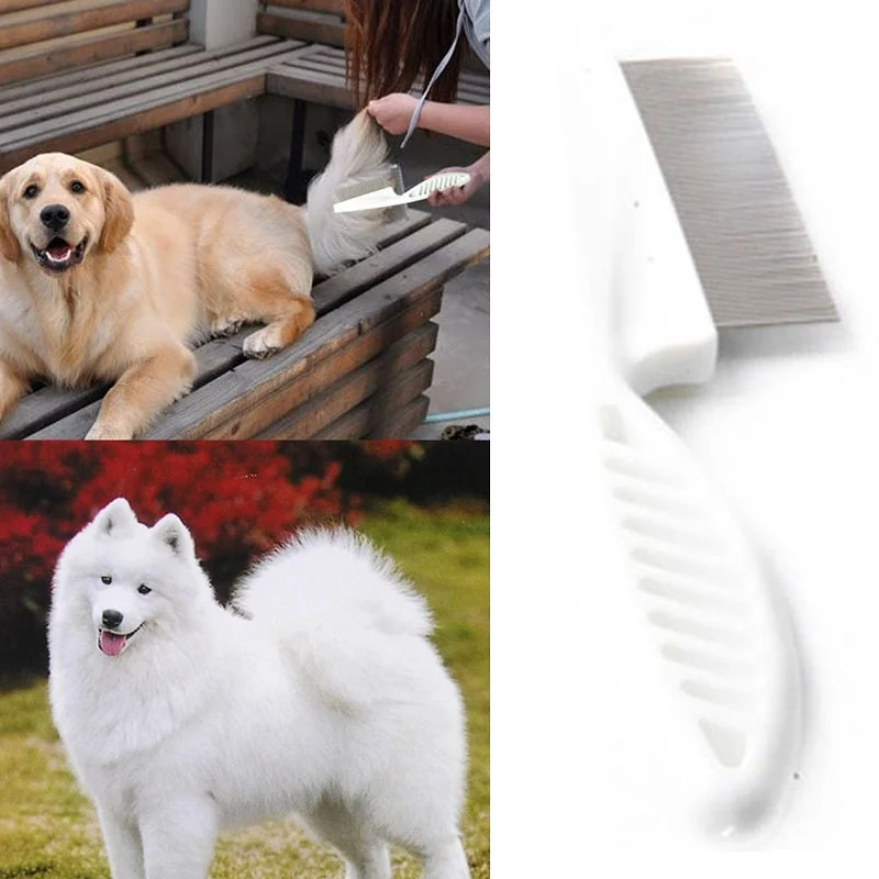 Home Pet Animal Care Comb Protect Flea Comb for Cat Dog Pet Stainless Steel Comfort Flea Hair Grooming Comb