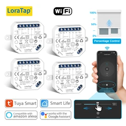Tuya Smart Life 4th Generation Curtain Switch Roller Shutter Module Percentage Remote Voice Control via Google Assistant Alexa