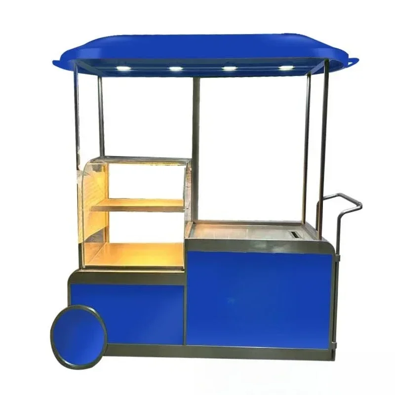 

Internet celebrity outdoor float bazaar merchandise stall shelves night market food festival snack car wrought iron booth disp