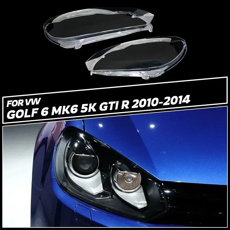 ฝาครอบกันฝุ่นโปร่งใสสำหรับ VW Golf 6 MK6 GTI R 2010-2014