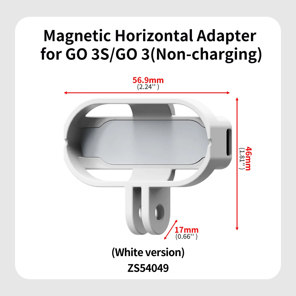 Go 3S magnetische Adapterhalterung für Insta360 GO 3 Daumenkamera, Schnellverschluss, 2-Backen-Stativhalterung, USB-C-Aufladung, freihändiger Rahmen – Detail 19