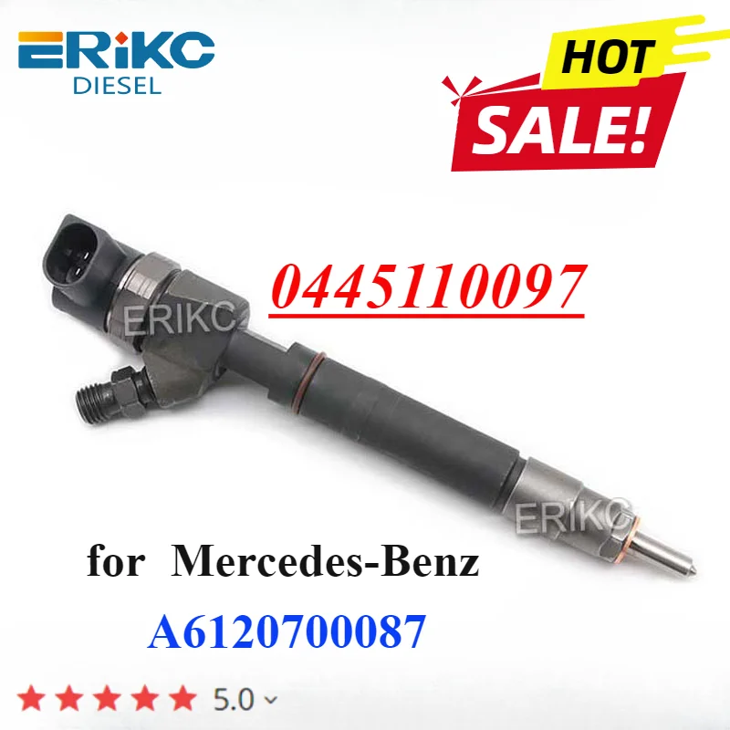 

0445110097 Auto Diesel Injector 0 445 110 097 Common Rail Injection Nozzle 0445110098 for Bosch Mercedes Sprinter A6120700087